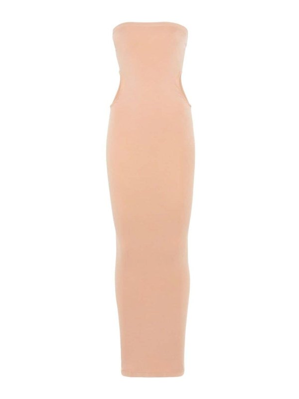 WOLFORD: knee length dresses - Fatal cut-out midi dress