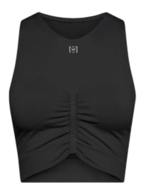 WOLFORD: Top e canotte - Top performante con dettagli increspati