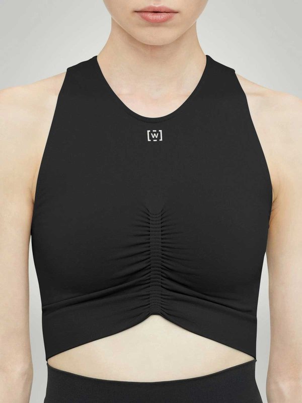 WOLFORD buy online Top performante con dettagli increspati