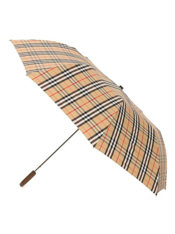 BURBERRY: umbrellas online - Vintage check folded umbrella