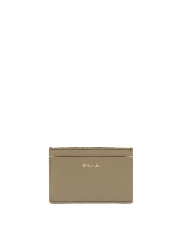 PAUL SMITH: wallets & purses - Stripe-print logo cardholder