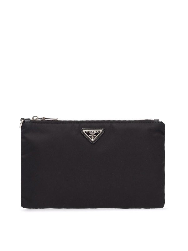 PRADA: Cases & Covers - Triangle-logo re-nylon pouch
