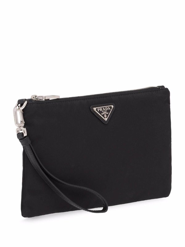 The Best Shops PRADA: Cases & Covers - Triangle-logo re-nylon pouch