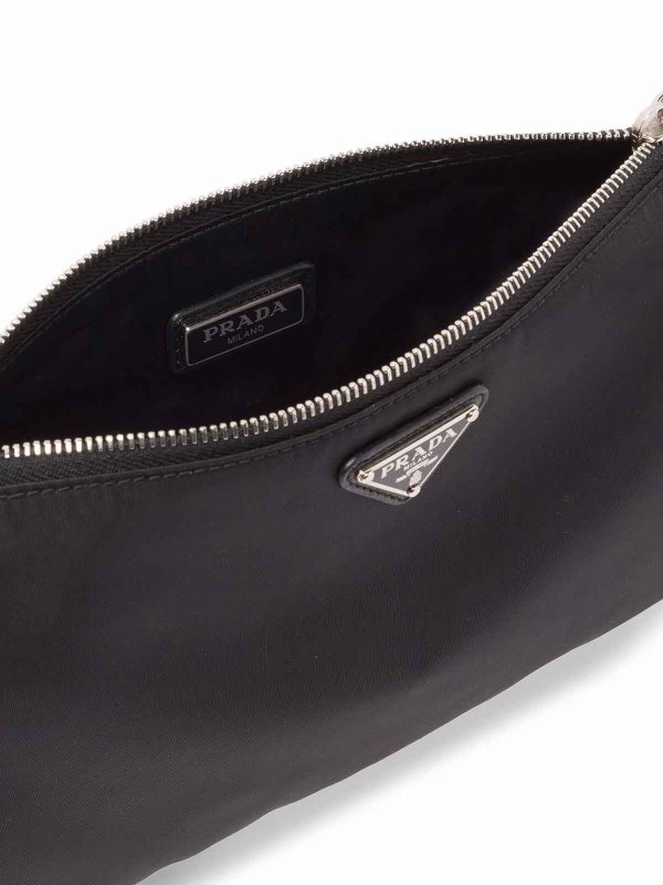 PRADA buy online Triangle-logo re-nylon pouch