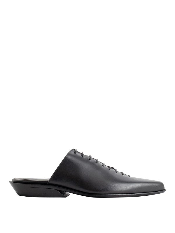 ANN DEMEULEMEESTER: Zapatos chinelas - Chinelas - Negro