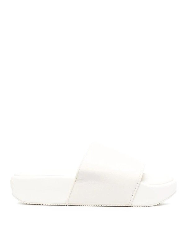 ADIDAS Y-3: sandali - Ciabatte con plateau e toppa con logo