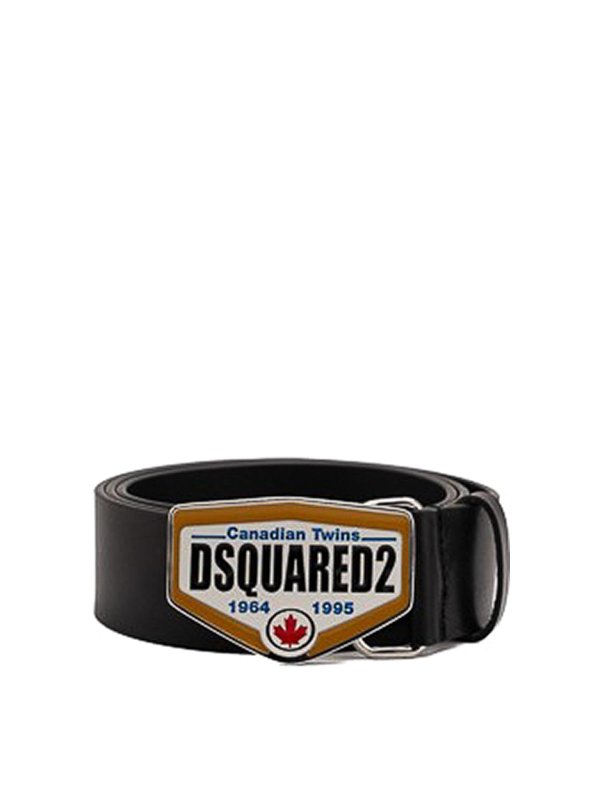 DSQUARED2: belts - Canadian Twins Leather Belt