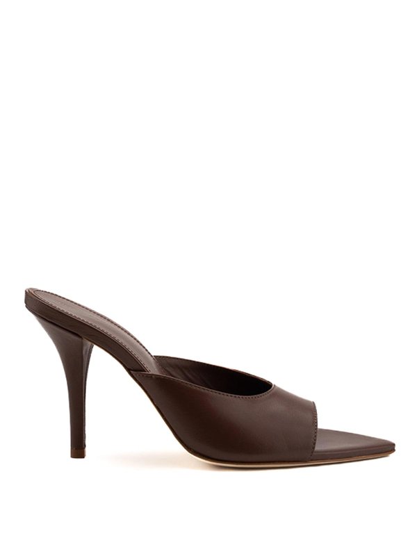 LIVIANA CONTI: mules shoes - open toe mules in