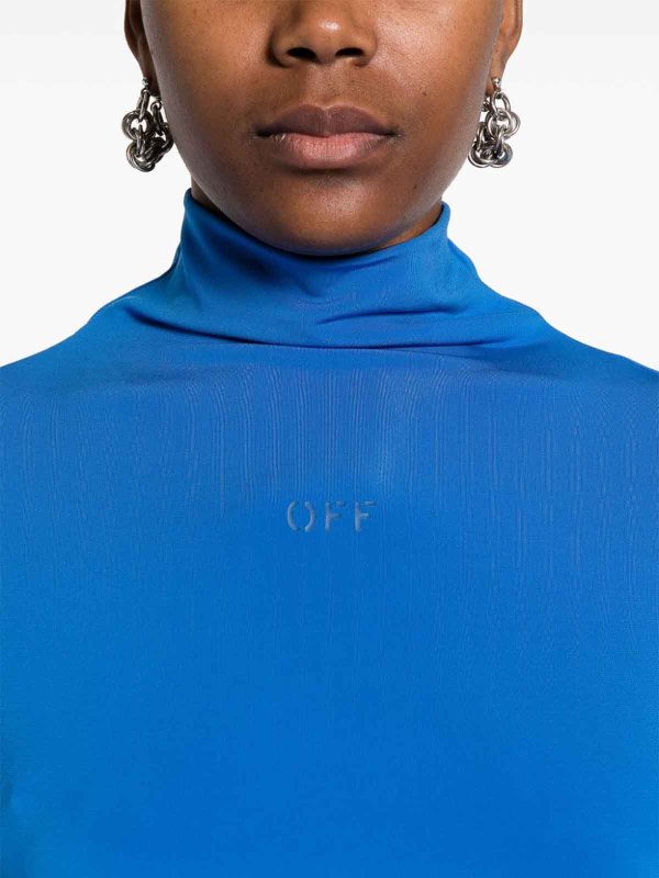 Robe Courte - Bleu Clair shop online: OFF-WHITE