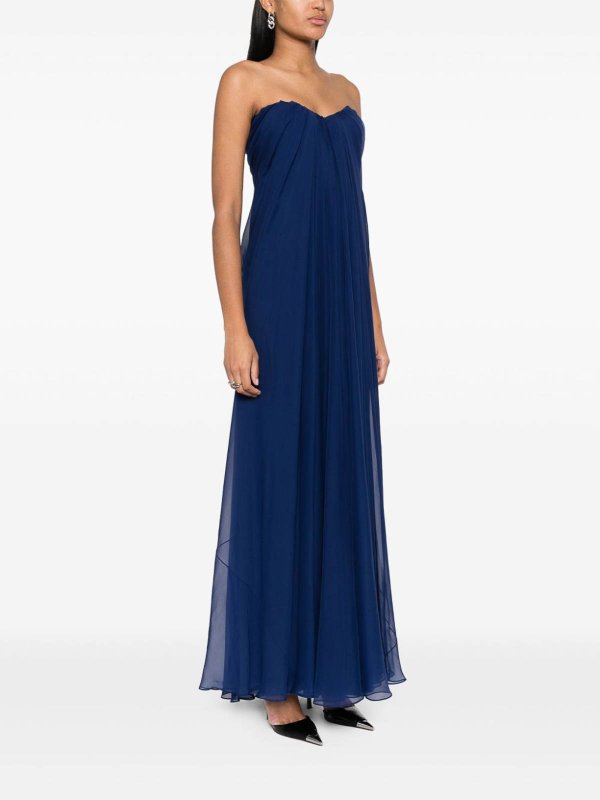 ALEXANDER MCQUEEN: Abendkleider online - Abendkleid - Blau
