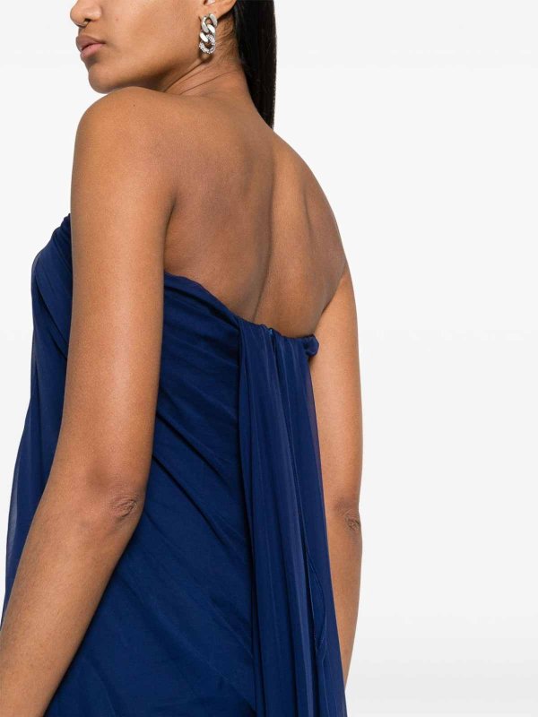 ALEXANDER MCQUEEN buy online Abendkleid - Blau