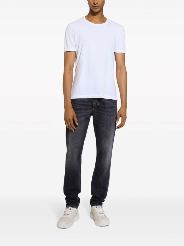 DOLCE & GABBANA buy online ストレートジーンズ - 黒