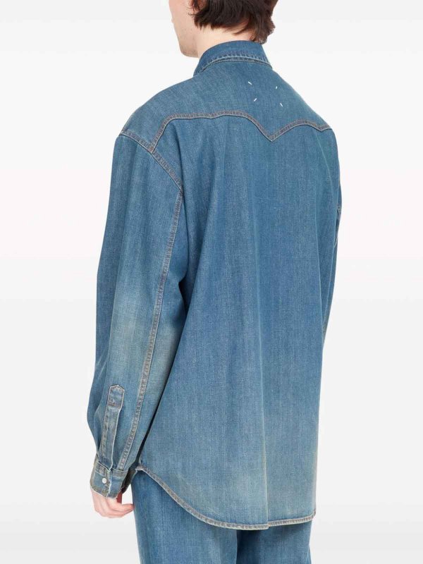 The Best Shops Maison Margiela: Camisas - Camisa - Azul