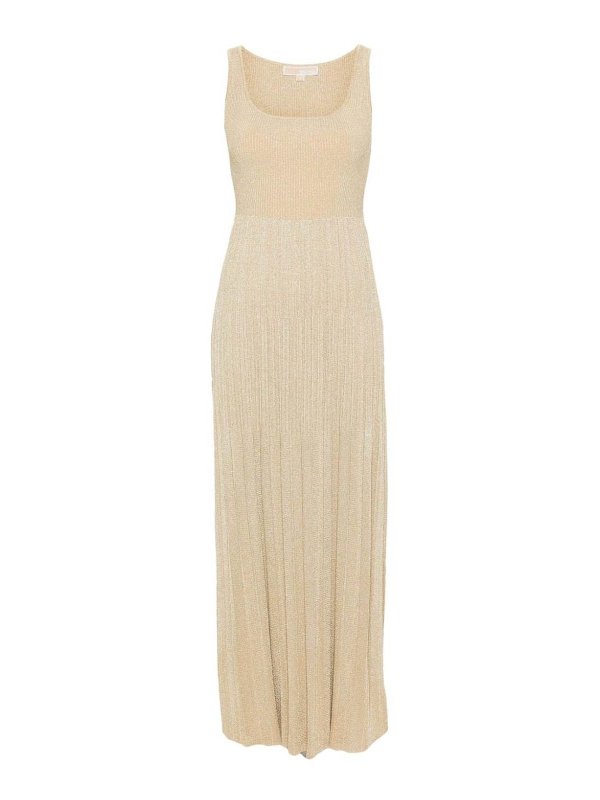 MICHAEL KORS: マキシドレス - マキシドレス - 金