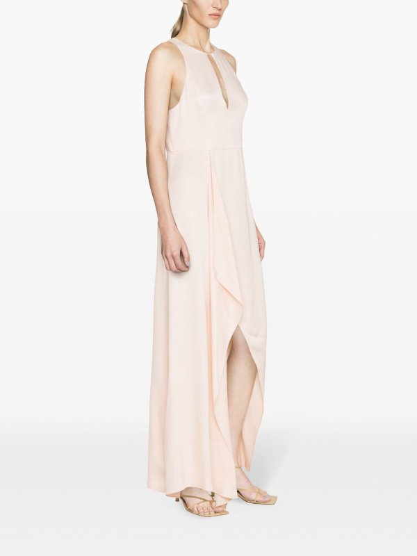 The Best Shops TWINSET: abiti al ginocchio - Vestito Midi Con Spacco