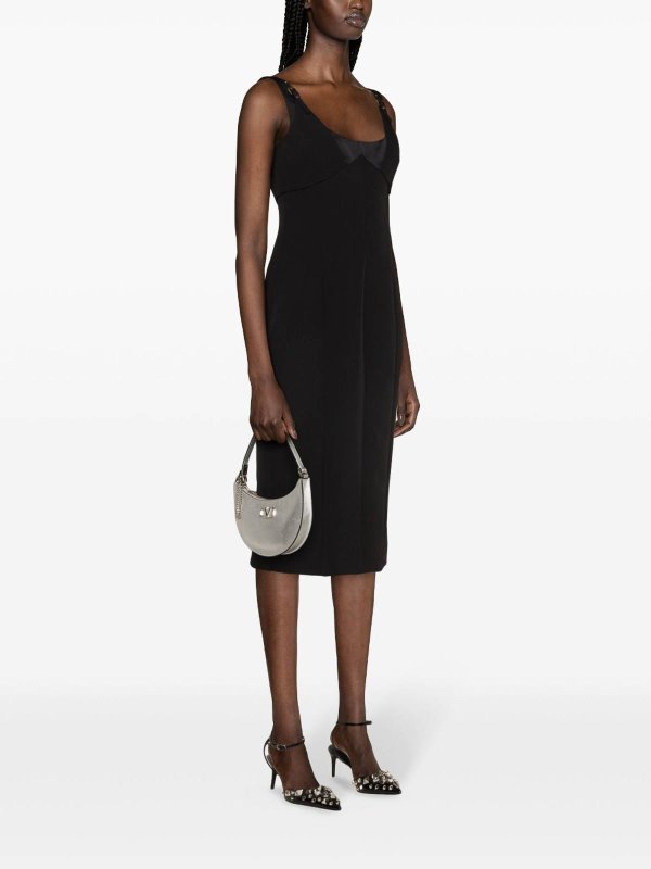 The Best Shops Versace Jeans Couture: Vestidos media pierna - Vestido Midi - Negro