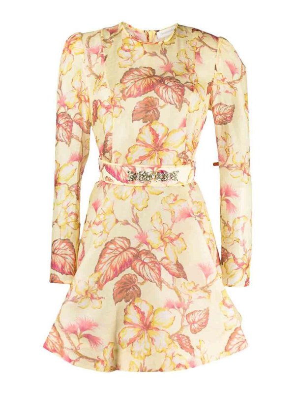 ZIMMERMANN: ニーレングスドレス - 膝丈ドレス - マルチカラー