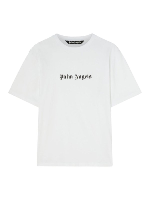 Palm Angels: Camisetas - Camiseta - Blanco