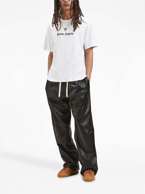 Palm Angels: Camisetas online - Camiseta - Blanco