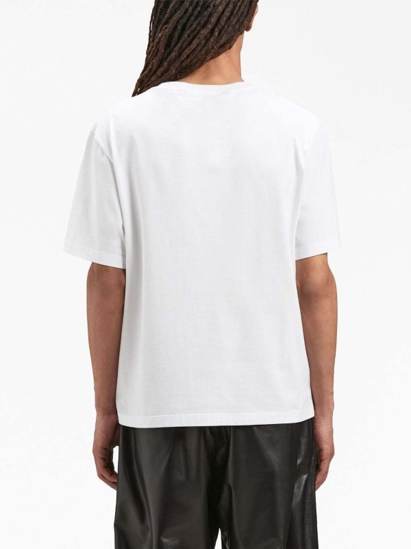 The Best Shops Palm Angels: Camisetas - Camiseta - Blanco