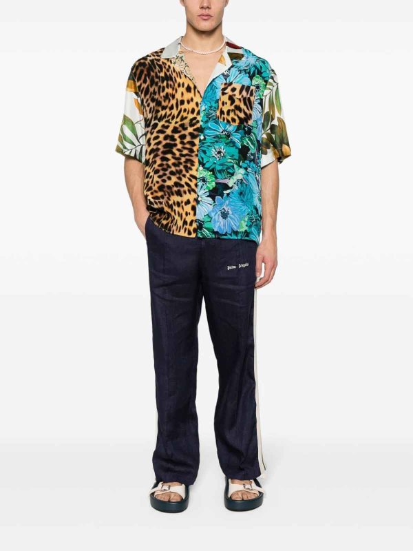 The Best Shops Palm Angels: casual trousers - Stripe Detail Trousers