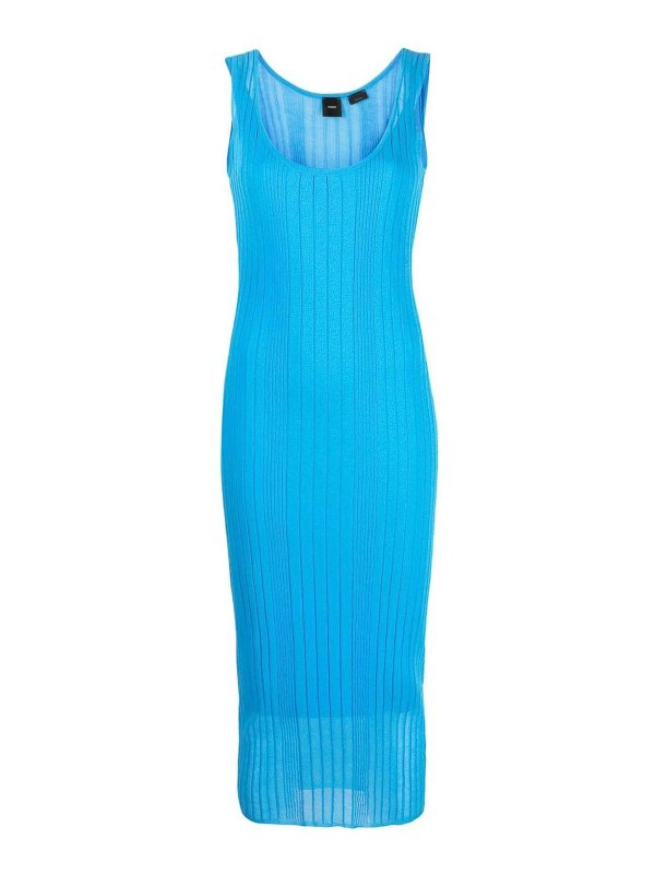 Pinko: knee length dresses - Ribbed Dress