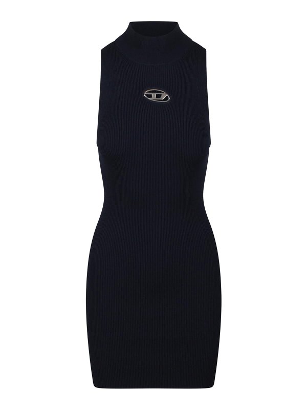 DIESEL: ショートドレス - ショートドレス - ブルー