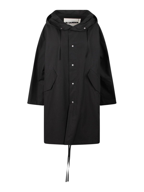 JIL SANDER: parkas - Parka with print