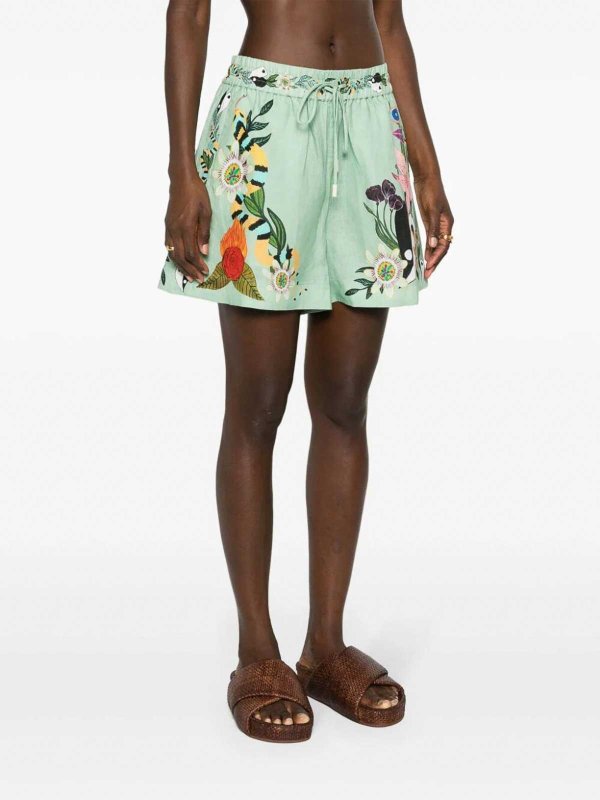 ALEMAIS: トラウザーショーツ online - ショートパンツ - ライトブルー