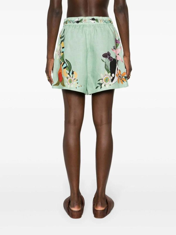 ショートパンツ - ライトブルー shop online: ALEMAIS