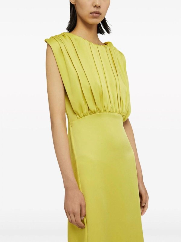 The Best Shops JIL SANDER: knee length dresses - Pleated Dress