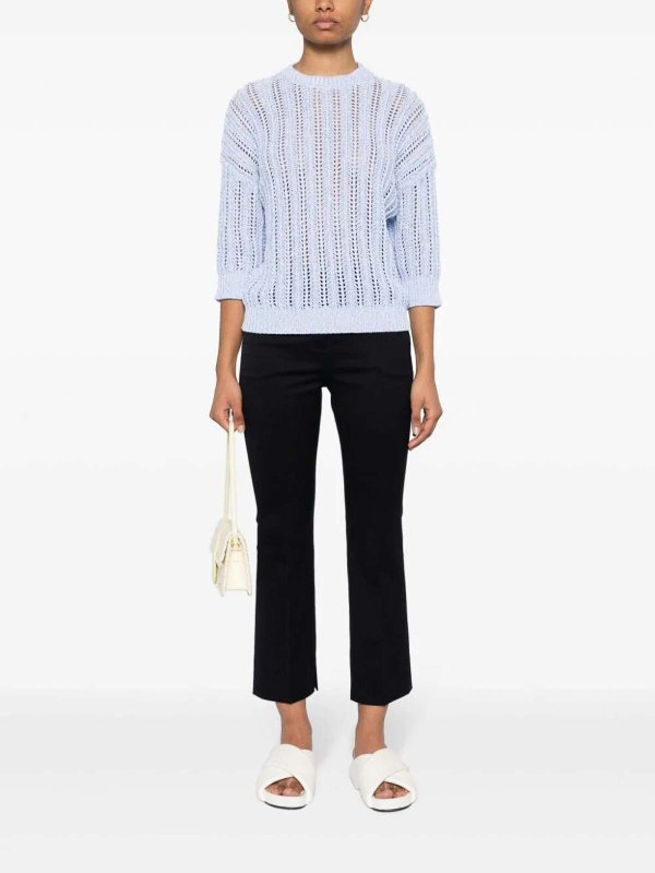 The Best Shops PESERICO: クルーネック - クルーネック - ライトブルー