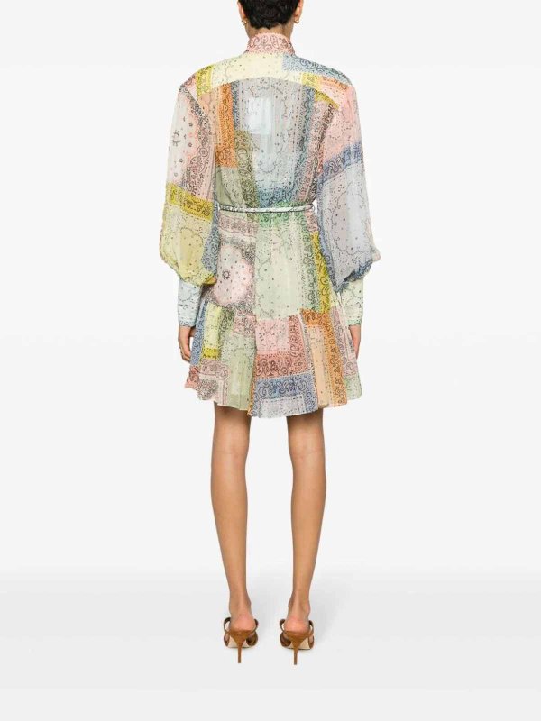 Robe Courte - Multicolore shop online: ZIMMERMANN