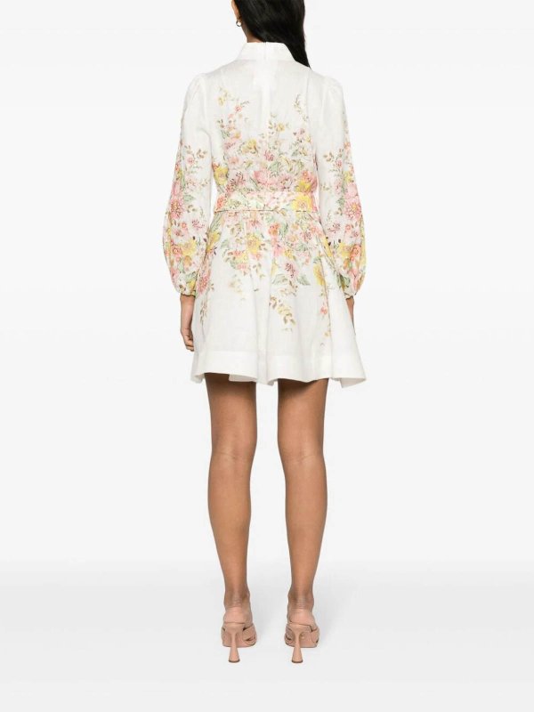Matchmaker Buttoned Mini Dress shop online: ZIMMERMANN