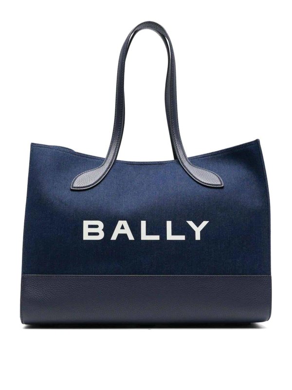 BALLY: トートバッグ - トートバッグ - ダークウォッシュ