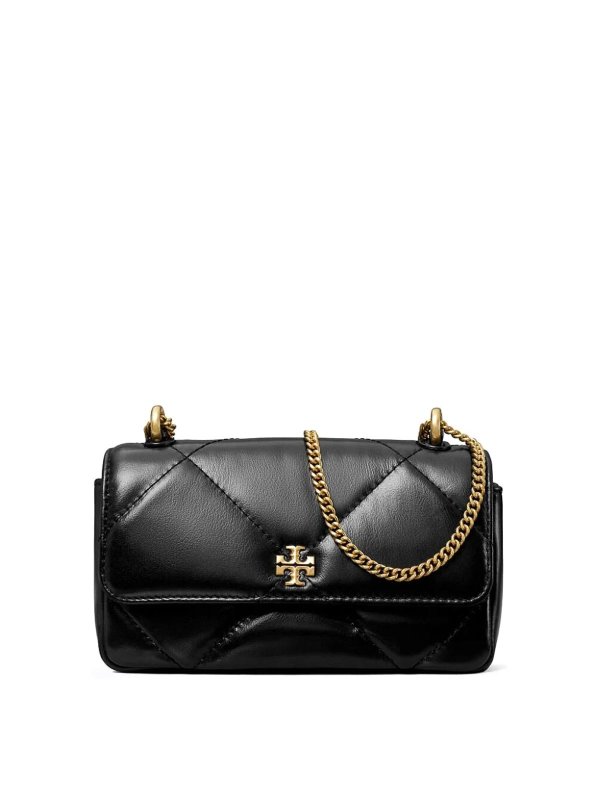 TORY BURCH: borse a spalla - Borsa con patta mini trapuntata Kira Daimond