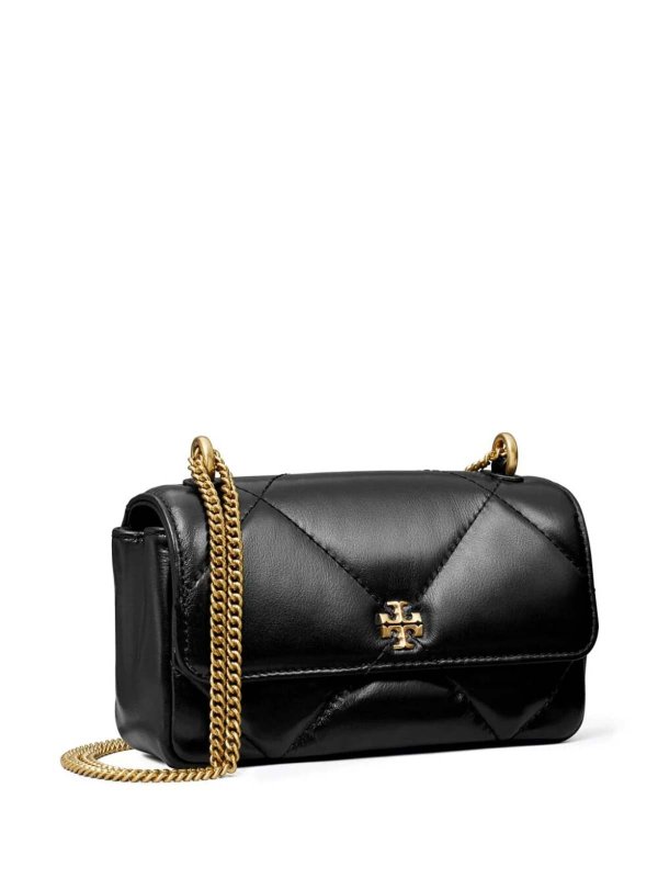 TORY BURCH: borse a spalla online - Borsa con patta mini trapuntata Kira Daimond