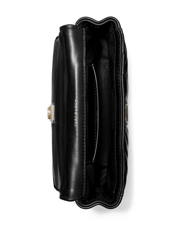 Borsa con patta mini trapuntata Kira Daimond shop online: TORY BURCH