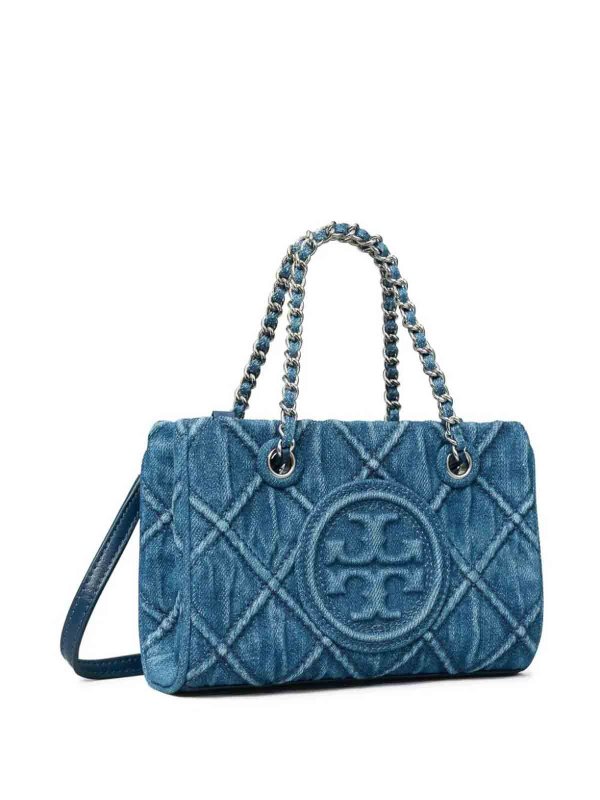 TORY BURCH: shoulder bags online - Fleming Soft  Denim Mini