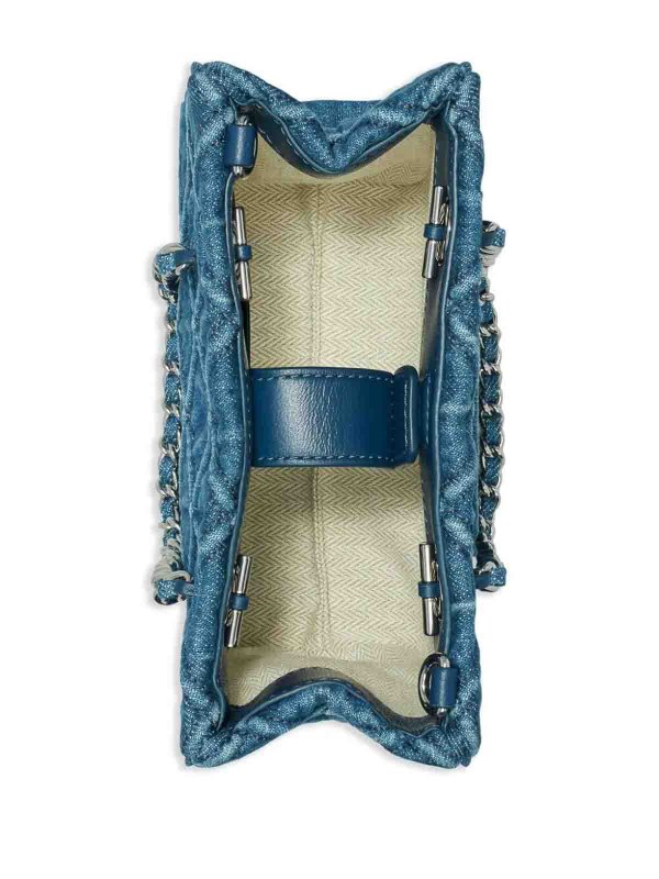Fleming Soft  Denim Mini shop online: TORY BURCH