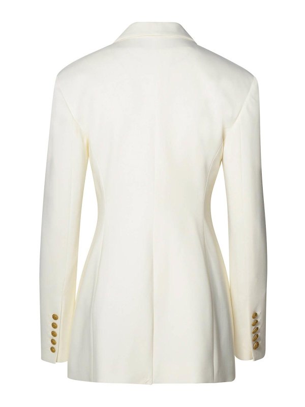 Balmain: casual jackets online - White viscose jacket