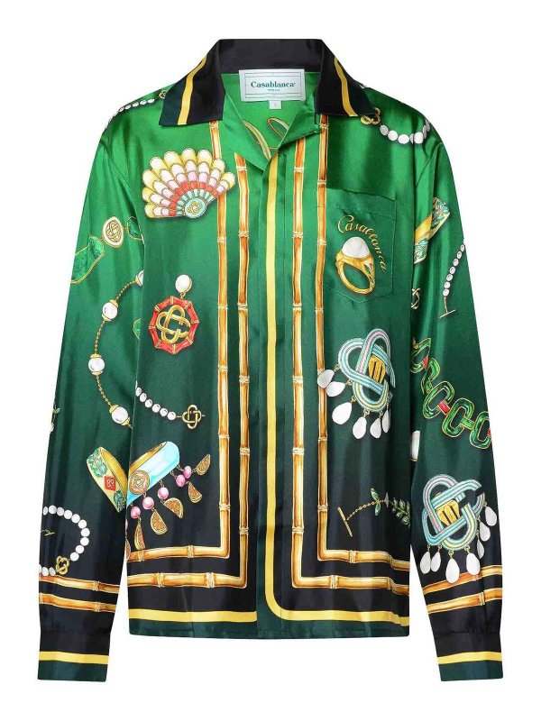 CASABLANCA: Hemden - Hemd - Grün