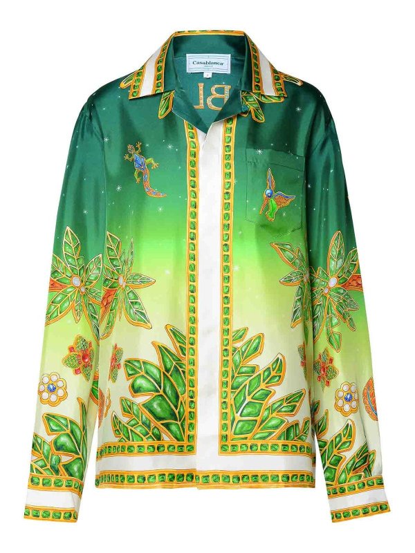 CASABLANCA: Hemden - Hemd - Grün