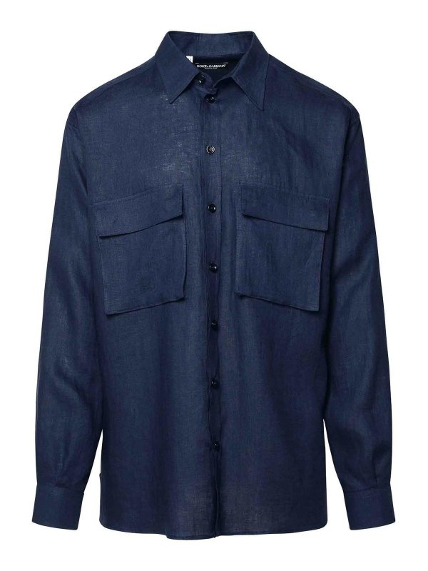 DOLCE & GABBANA: Camisas - Camisa - Azul