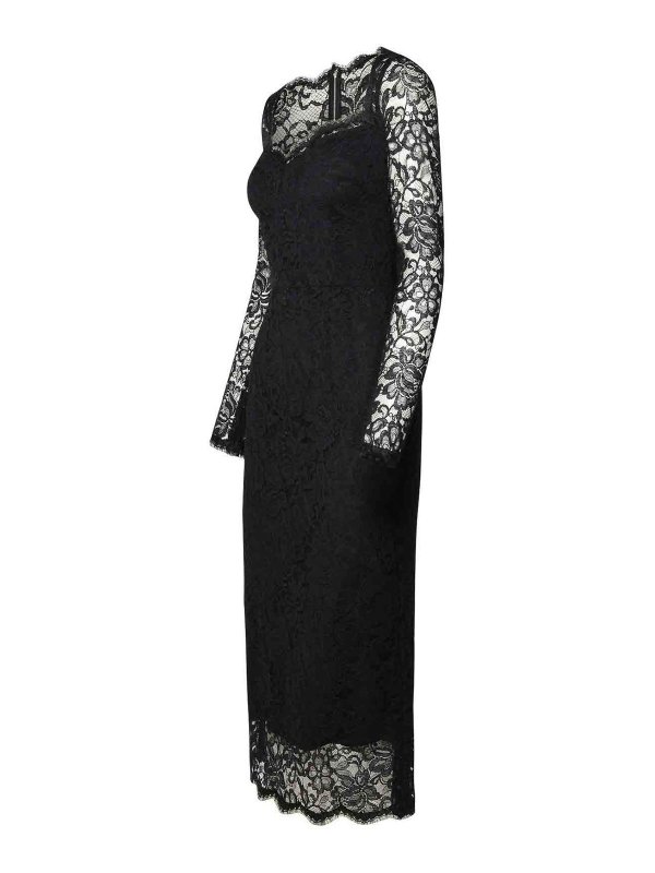 The Best Shops DOLCE & GABBANA: ニーレングスドレス - 膝丈ドレス - 黒