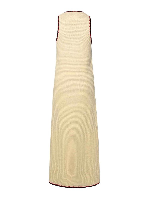 JIL SANDER: Maxi robe online - Maxi Robe - Crème