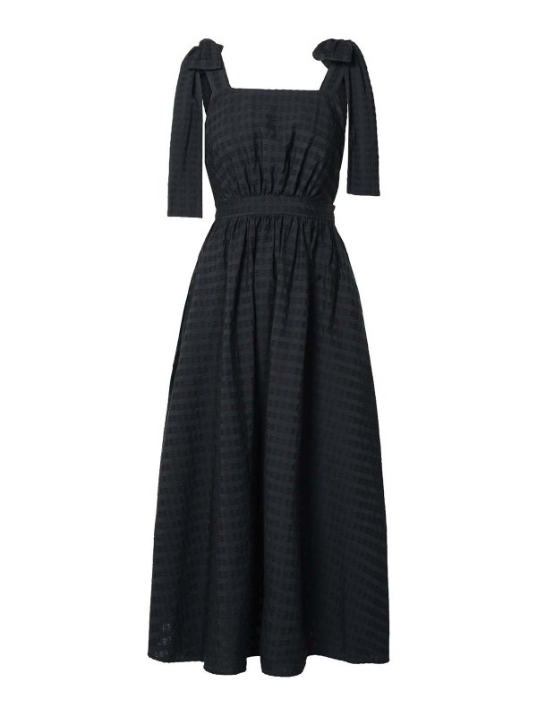 m.s.g.m.: Robe longueur genou - Robe Au Genou - Noir