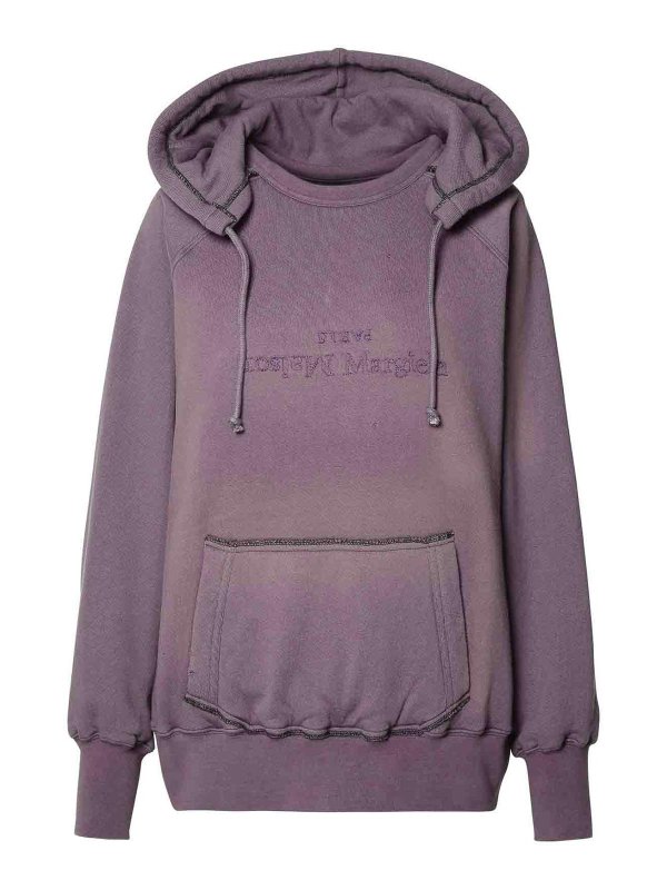 Maison Margiela: Sweatshirts & Pulls - Sweat-Shirts - Violet