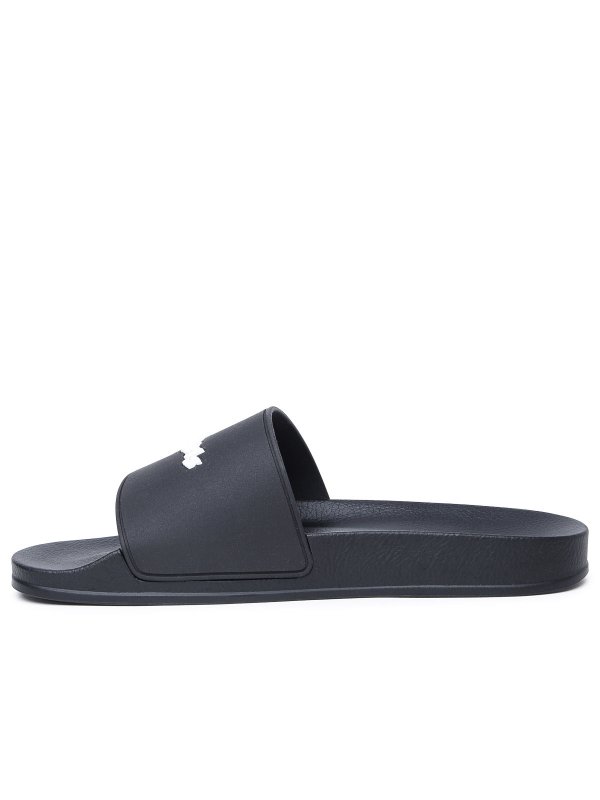 The Best Shops Palm Angels: Loafers & Slippers - Black polyurethane slippers