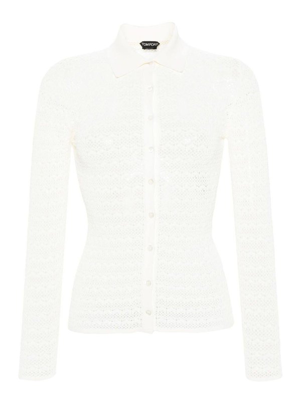 TOM FORD: Turtlenecks & Polo necks - Crochet knit